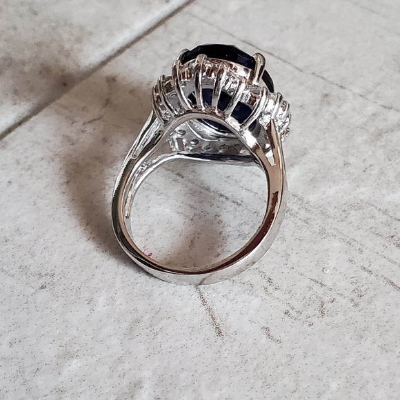 Princess Diana Replica Ring Avon Size 5 Blue - Picture 6 of 10